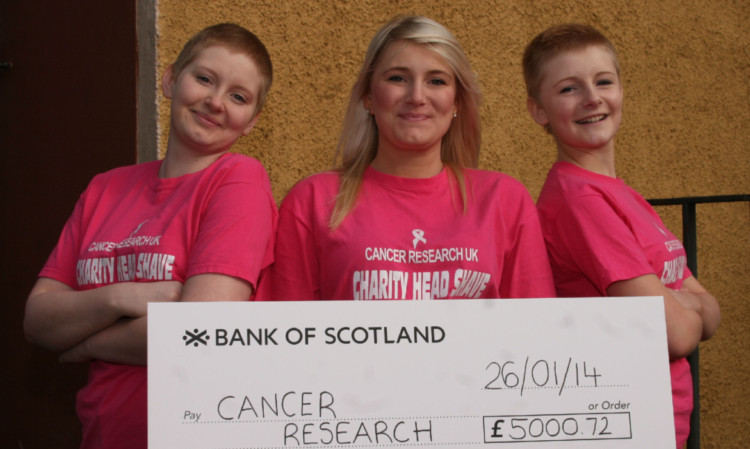 From left: Hannah Harris, Laura Davidson and Abbie Davidson.