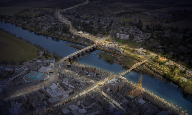The proposals would see the Bridgend area thoroughly transformed with floating pontoons, houses on stilts and a waterfront music venue.
