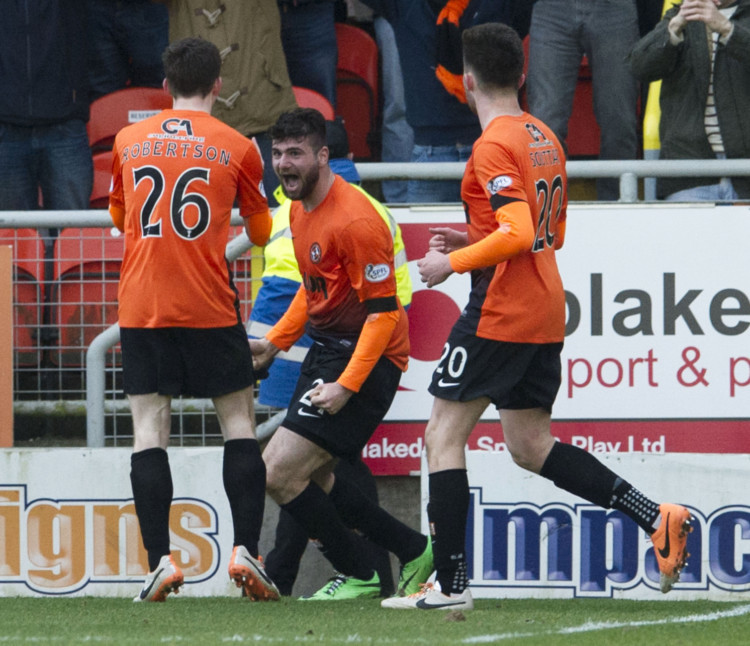Goalscorer Nadir Ciftci (centre) is just one of the United player Rangers should fear.