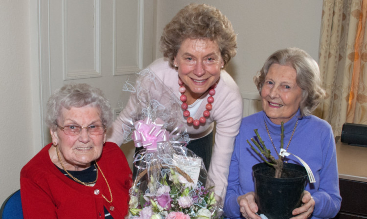 Edna McGregor, Perth Samaritans chairwoman Issie Adams and Rosemary Leslie.