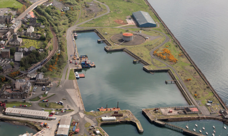 Burntisland Docks.