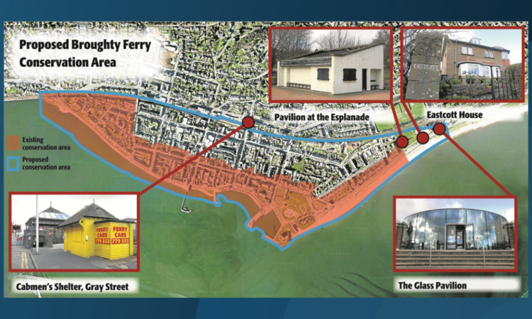 A map of the expanded conservation area.