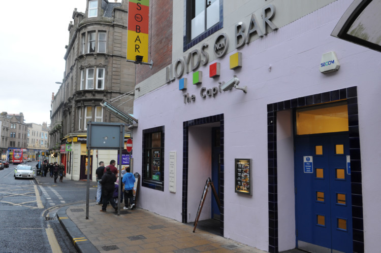 Meikle threw the stool at Lloyds Bar in the Seagate.