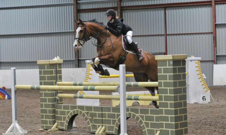 Sarah Gibb and Wot Not took two Foxhunter wins at the Cabin Equestrian