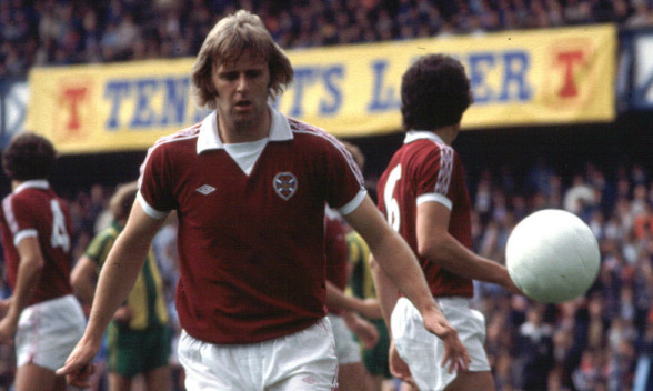 Jim Jefferies during his days with Hearts.