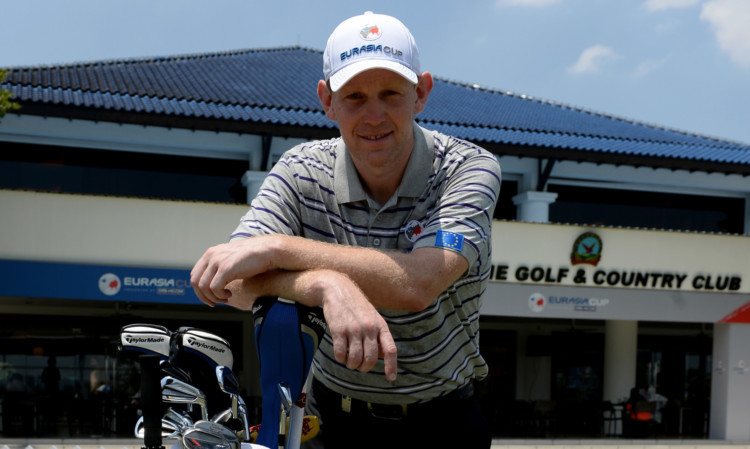 Stephen Gallacher was delighted when Miguel Angel Jimenez handed him an invitation to the EurAsia cup.