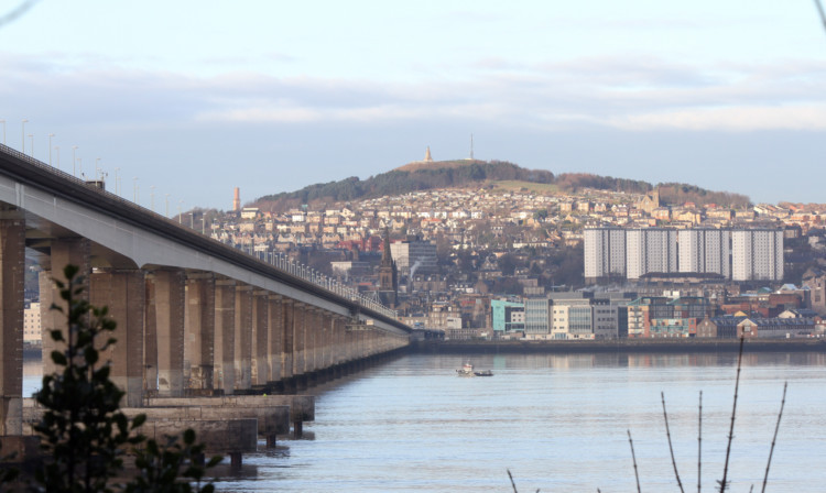Kris Miller, Courier, 18/12/12. Picture today shows general shot of Dundee and Tay road bridge.