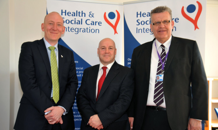 From left: Scott McLean, Stephen Moore and Andrew Rodger at Rothesay House, Glenrothes.