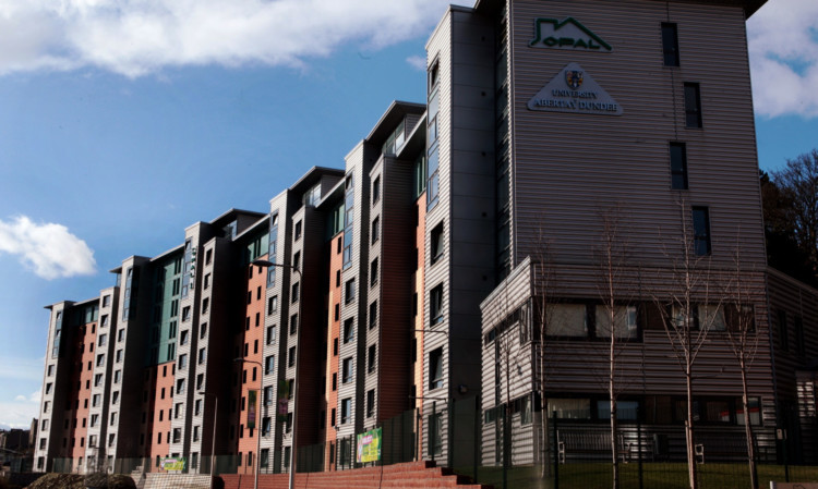 The Opal accommodation blocks in Dundee.