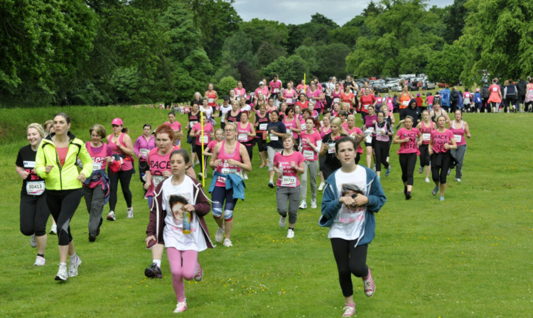 Around 2,000 women ran the Race for Life at Camperdown Park last summer.