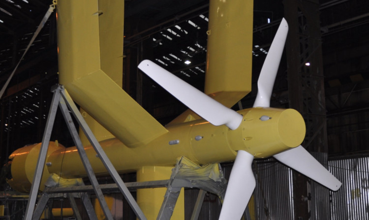 An Oceanflow tidal turbine