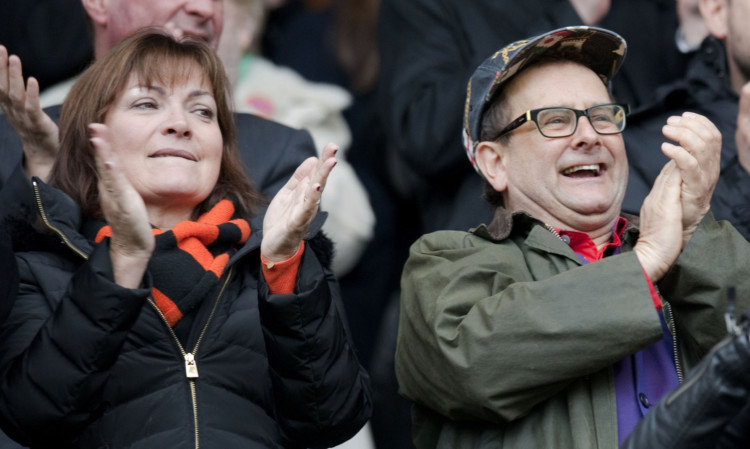 Lorraine Kelly recruits another Dundee United fan in Timmy Mallett.