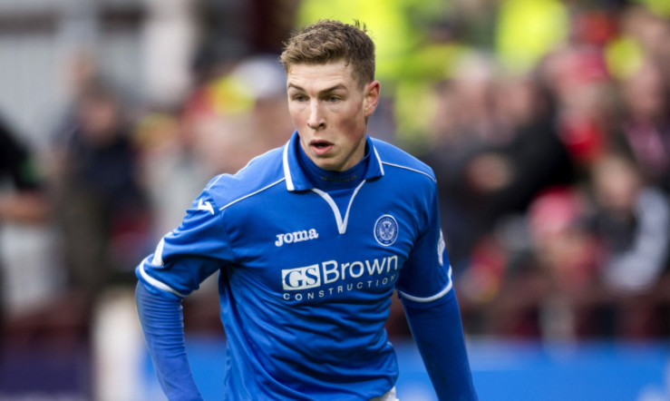 David Wotherspoon in action for St Johnstone.