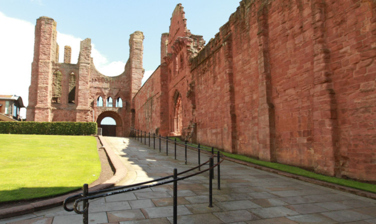 Arbroath Abbey has been targeted by vandals again.