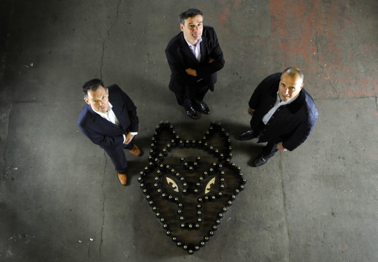 VC² directors Graham Coull, Andrew Richardson and Carlo Valente.
