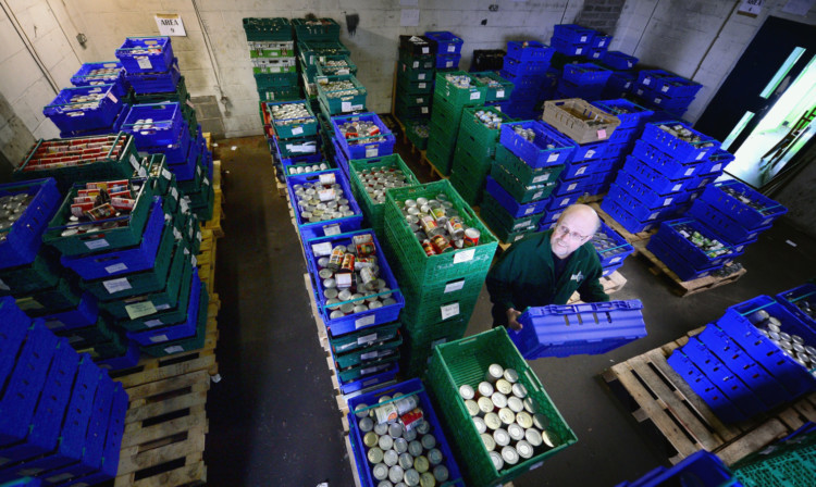 Foodbanks have seen a huge increase in demand for their services.