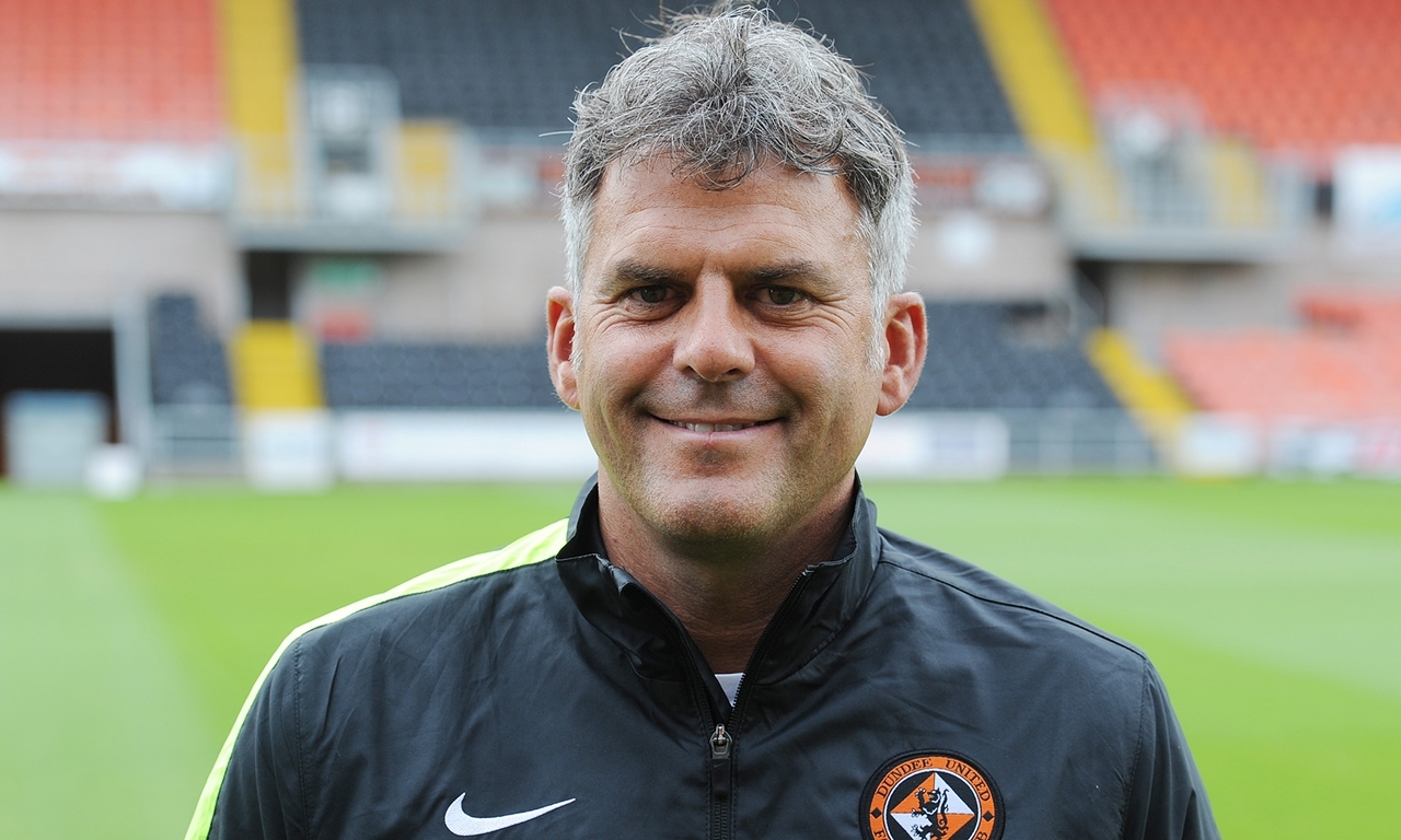 Kim Cessford - 25.07.13 - pictured in Tannadice at the official team pic photocall for Dundee United squad 2013/14 season - Darren Jackson (coach)