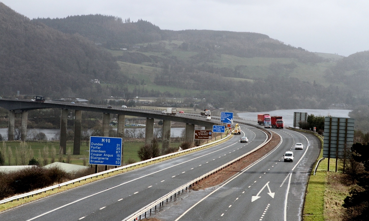 The teenager was caught drink-driving over the Friarton Bridge