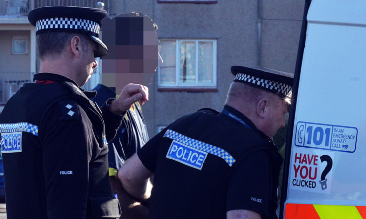 Police make arrests as part of the operation.
