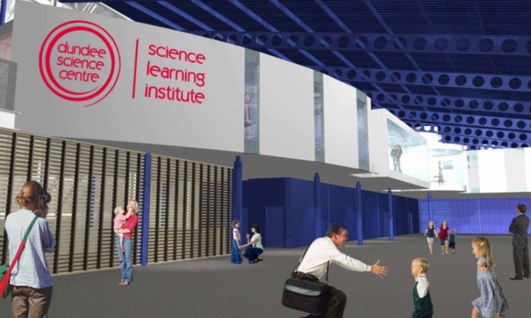 Artists impressions of the £1.6m expansion plans for Dundee Science Centre.
