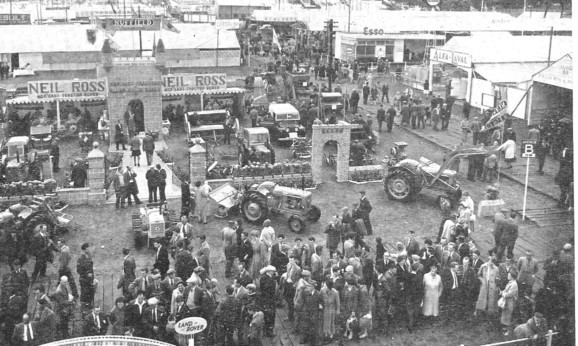 Neil Ross stands at the 1959 RHS.