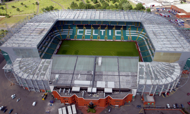 The match is being played at Celtic Park as Hampden is being adapted to host the Commonwealth Games.