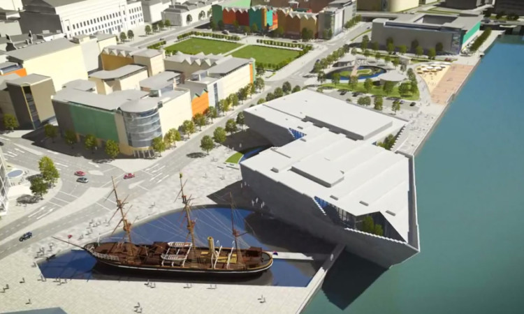 An artist's impression of the transformed Dundee Waterfront.