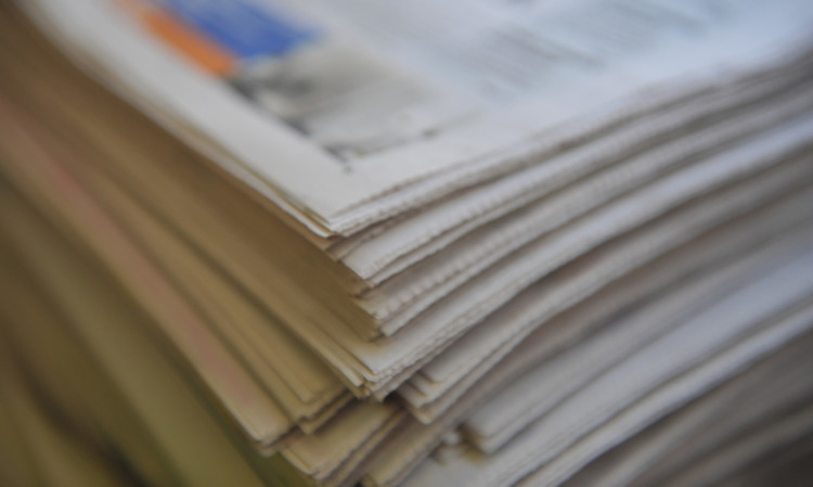 Kim Cessford - 01.05.12 - FOR FILE  - pictured are a stack of newspapers
