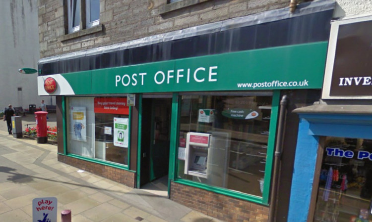 The post office on Cowdenbeath High Street.
