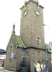 COURIER, DOUGIE NICOLSON, 19/02/14, NEWS.
Pic shows the Tourist Information Centre in Crieff today, Wednesday 19th February 2014, which is earmarked for closure. TO BE HELD FOR STORY BY PERTH OFFICE.