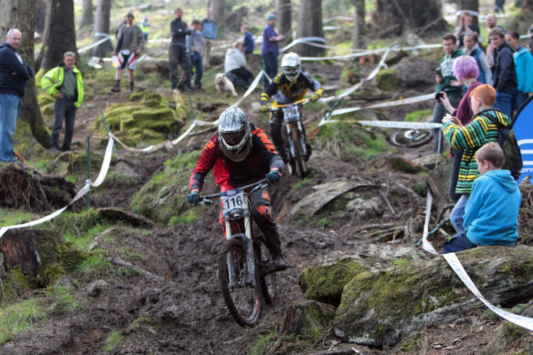 Mountain bikers gathered in Perthshire to compete in the second stage of the 2014 Scottish Downhill Series and Championships.