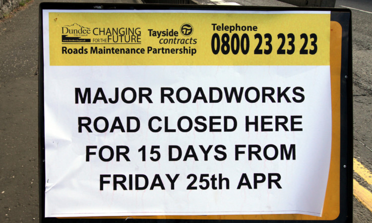 The roadworks had been expected to last for 15 days.