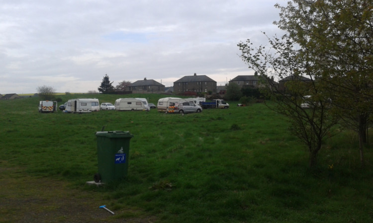 The Travellers group at Gowanbank, to the east of Forfar.