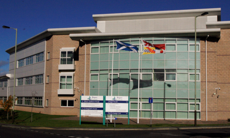 Angus Council HQ at Orchardbank, Forfar.