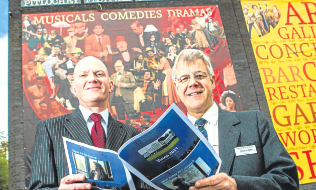 From left; PFT Chief Executive & Artistic Director John Durnin and  PTF Chair of Trustees Colin Liddell.