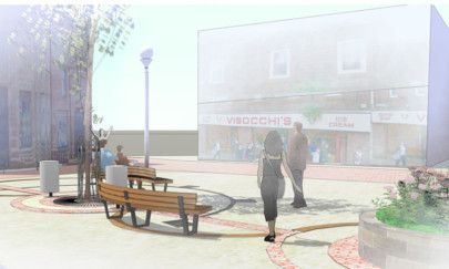 Plans for The Square in Kirriemuir will be on show.