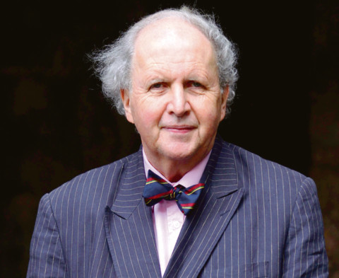 Alexander McCall Smith at  the launch of a 5 million funding appeal to Parliament for a centre dedicated to the Battle of Prestonpans.