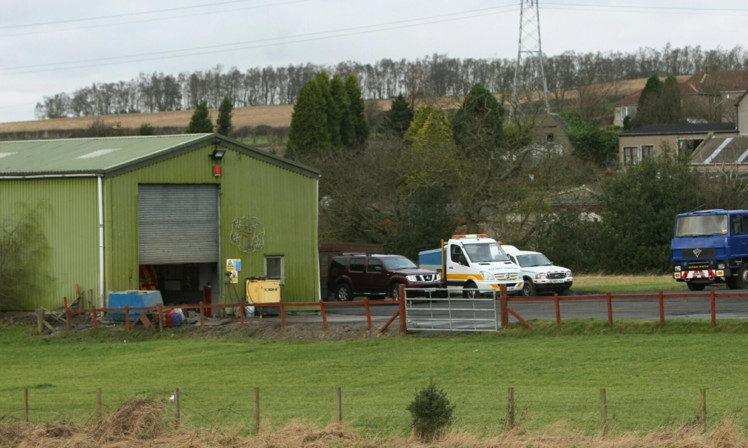 The Forth Tyres Limited premises near Crossford.