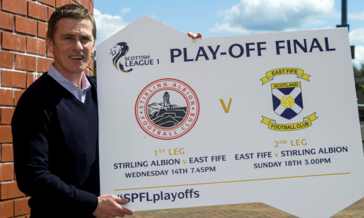 East Fife manager Gary Naysmith previews the SPFL League 1 Play-Off Final against Stirling Albion.