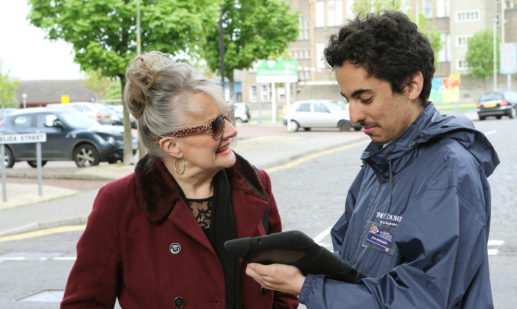 Edith Comstable chats to Jalal Abukhater.
