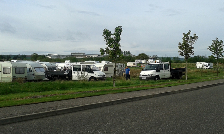 The Travellers have moved to a new site in the town.