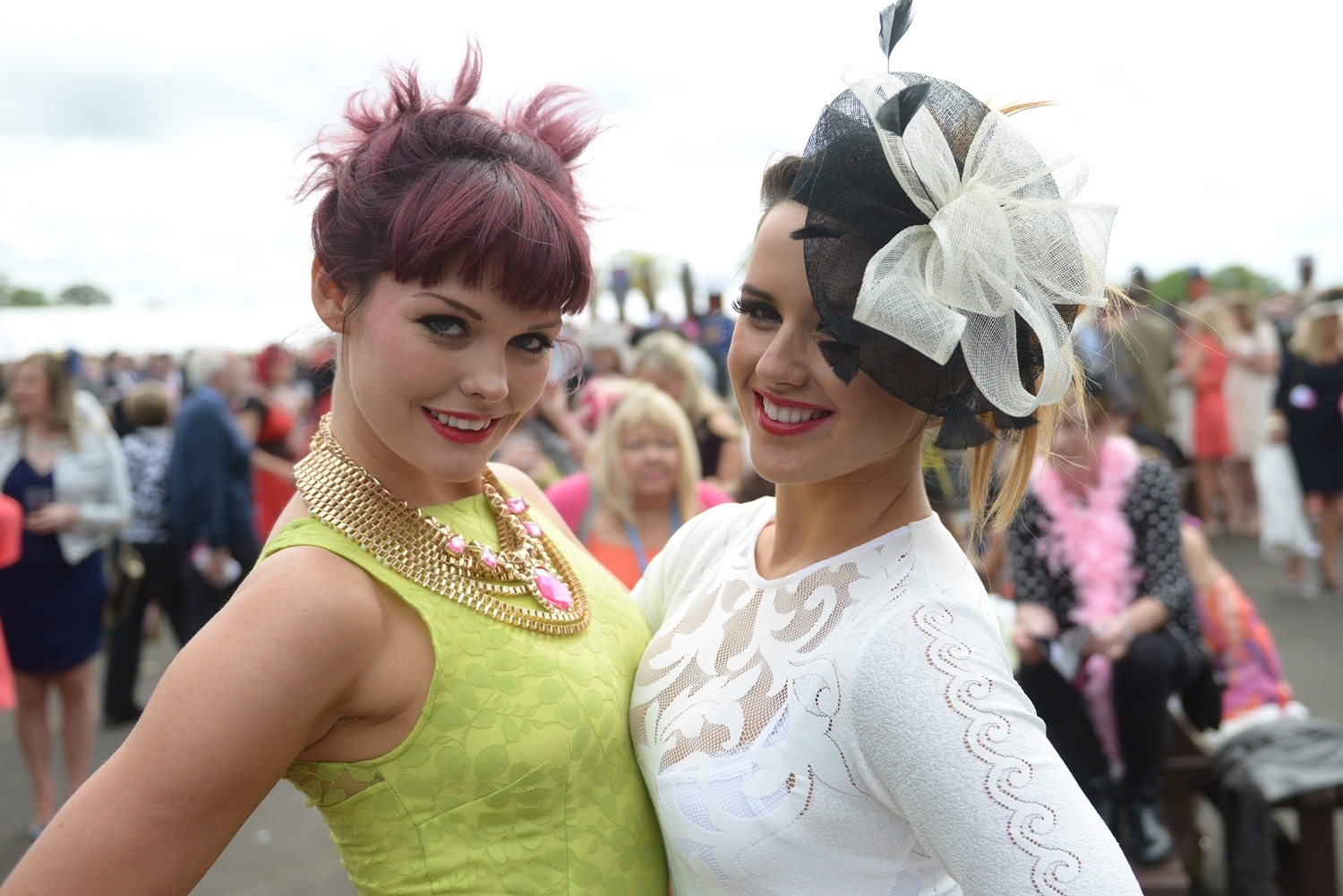 Kim Cessford - 15.05.14 - pictured enjoying Ladies Day at the Perth Races are l to r - Kirsten Cameron and Tanya McDonald