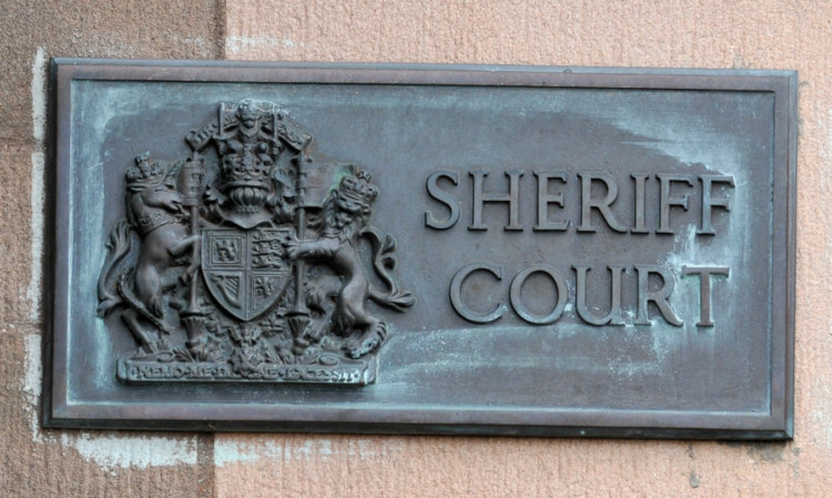 Kim Cessford - 03.05.12 - FOR FILE - pictured is the sign at Sheriff Court in Forfar