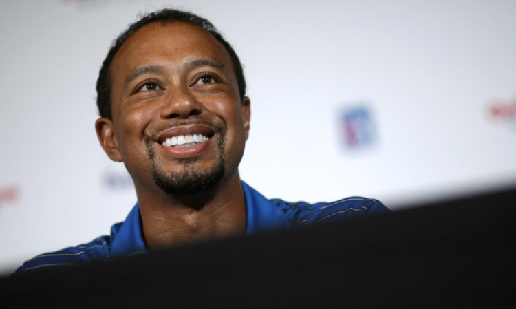Tiger at his presser last week. He clearly got better odds than 5-1.