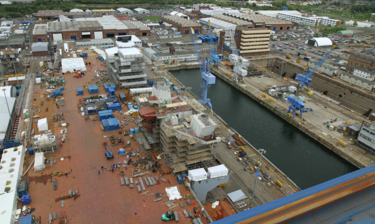 Rosyth dockyard.