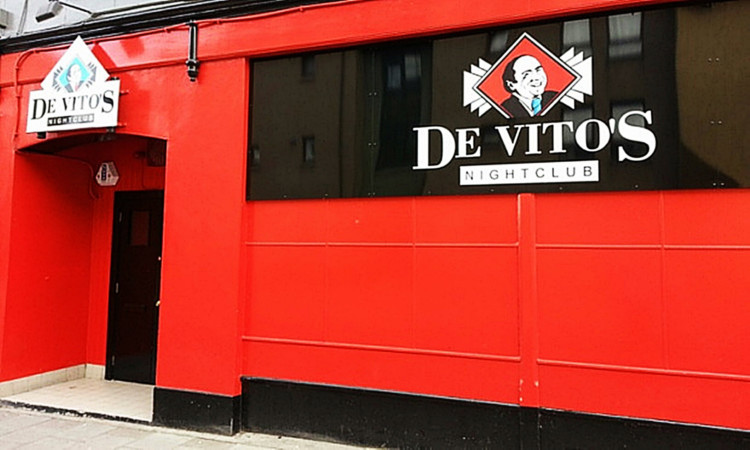 Falcon admitted punching his victim to the ground outside DeVitos Nightclub.