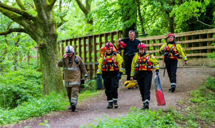 Members of the rescue team.