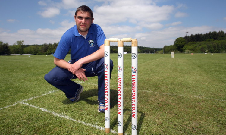 Kenny Crichton at Gilvenbank Park in Glenrothes, which could be the home of a new sports hub.