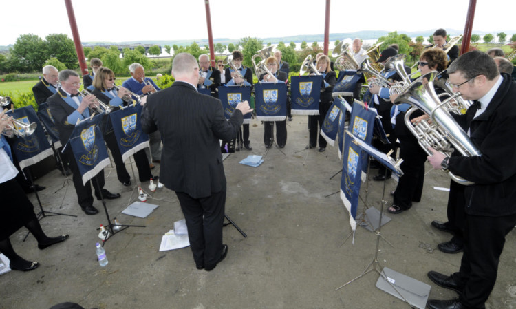 Tayport Instrumental Band play at Magdelen Green.