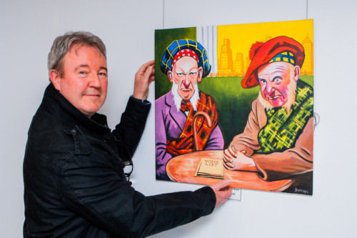 Fife artist Dom Currie has given one of Scotlands most famous families the pop art treatment in his new exhibition. Animated Scaatland, which features characters from The Broons, is currently being exhibited in the Lochgelly Centre.